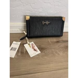 NWT Jessica Simpson Frankie Wallet in Black